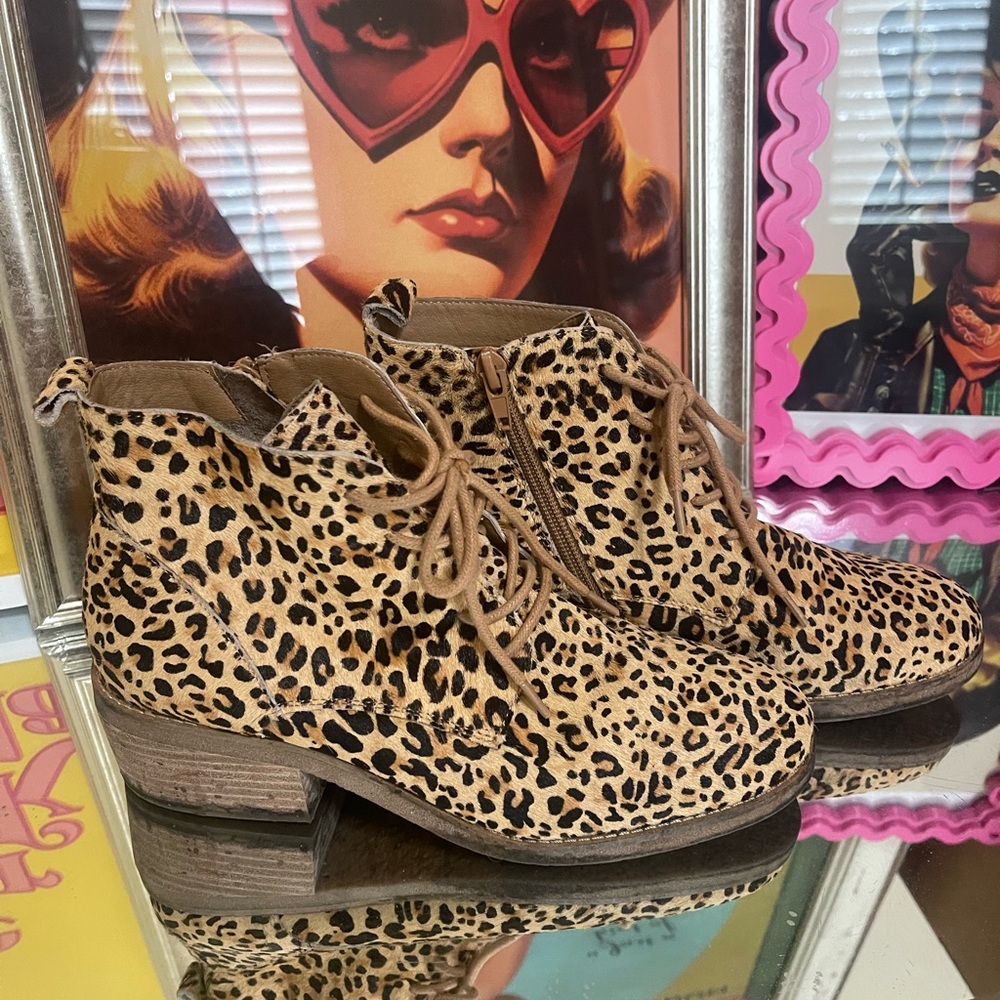 Genuine Calf Hair Lucky Booties